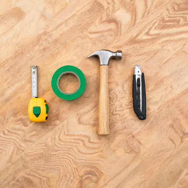 Hand tools for measuring and fastening