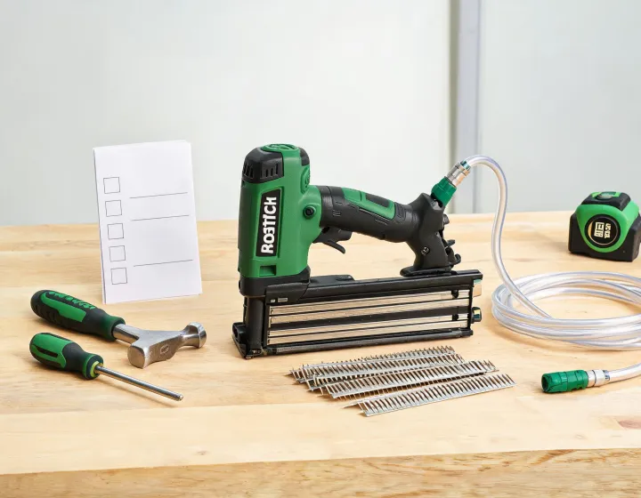 Bostitch how-to guide bench with nailer fasteners and maintenance checklist